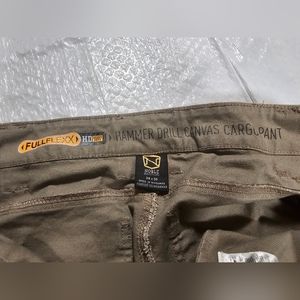 Mens 34×30 Full Flexx HD Hammer Drill Canvas Cargo Pants